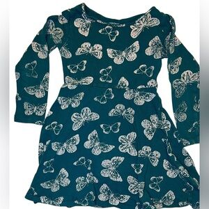 Jumping Beans Girls - All-Day-Play Dress w/ butterflies - Size 4